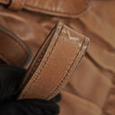 Prada Nappa Gaufre Leather Brown Shoulder Bag