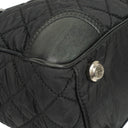 Chanel Black Paris New York Line Tote Bag