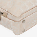 Chanel Travel Line Beige Nylon CC Logo Bag