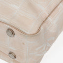 Chanel Travel Line Beige Nylon CC Logo Bag