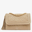 Chanel Quilted Lambskin Vintage Tassel Flap Bag