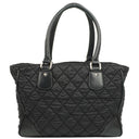 Chanel Black Paris New York Line Tote Bag