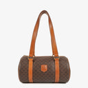 Celine Macadam Coated Canvas Boston Bag