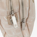 Chanel Travel Line Beige Nylon CC Logo Bag