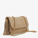 Chanel Quilted Lambskin Vintage Tassel Flap Bag