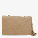 Chanel Quilted Lambskin Vintage Tassel Flap Bag