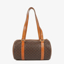 Celine Macadam Coated Canvas Boston Bag