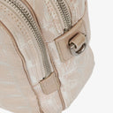 Chanel Travel Line Beige Nylon CC Logo Bag