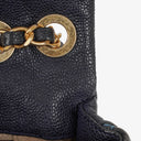 Chanel Wild Stitch Navy Caviar Single Flap