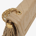 Chanel Quilted Lambskin Vintage Tassel Flap Bag