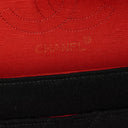 Chanel Medium Classic Double Flap Bag Black Quilted Jersey With 24K Gold-Plated Hardware