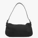 Fendi Baguette Black Neoprene Shoulder Bag