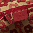 Gucci D Gold Ring Leather Hobo Bag