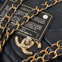 Chanel Wild Stitch Navy Caviar Single Flap