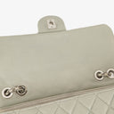 Chanel East West Quilted Leather Flap Bag With Silver-Tone Hardware