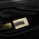 Chanel Vintage CC Diamond Black Quilted Lambskin Tassel Bag