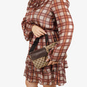 Gucci GG Brown/Beige Monogram Canvas Belt Bag