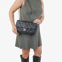 Chanel Wild Stitch Navy Caviar Single Flap