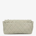Chanel East West Quilted Leather Flap Bag With Silver-Tone Hardware