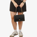 Chanel Classic Double Flap Bag Quilted Lambskin With 24K Gold-Plated Hardware