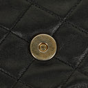 Chanel Vintage CC Diamond Black Quilted Lambskin Tassel Bag