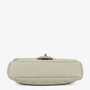 Chanel East West Quilted Leather Flap Bag With Silver-Tone Hardware