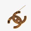 Chanel Interlocking CC Coco Mark Brooch