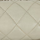 Chanel East West Quilted Leather Flap Bag With Silver-Tone Hardware