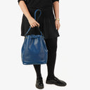 Louis Vuitton Noe GM Blue EPI Leather Shoulder Bag