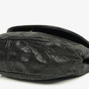 Chanel Vintage CC Diamond Black Quilted Lambskin Tassel Bag