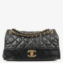 Chanel Soft Elegance Black Calfskin Quilted Flap Bag