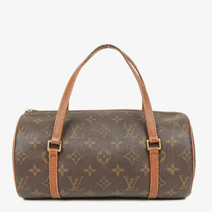 Louis Vuitton Papillon 25 Vintage Monogram Canvas Handbag