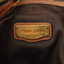 Miu Miu Matelasse Leather Tote Bag