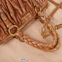 Miu Miu Matelasse Leather Tote Bag