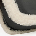 Gucci Black And White Leather/Shearling Horsebit 1955 Shoulder Bag
