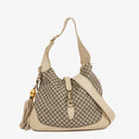 Gucci Jackie Leather Bamboo Tassel Hobo Bag