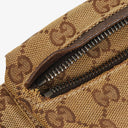 Gucci GG Beige/Green Monogram Canvas Belt Bag