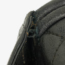 Chanel Vintage CC Diamond Black Quilted Lambskin Tassel Bag