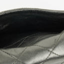 Chanel Vintage CC Diamond Black Quilted Lambskin Tassel Bag