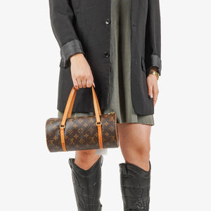 Louis Vuitton Papillon 30 Vintage Monogram Canvas Handbag