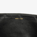 Chanel Vintage CC Diamond Black Quilted Lambskin Tassel Bag