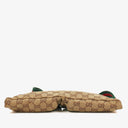 Gucci GG Beige/Green Monogram Canvas Belt Bag