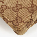 Gucci GG Beige/Green Monogram Canvas Belt Bag