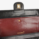 Chanel Vintage Medium Classic Double Flap Bag Black Quilted Leather 24K Gold-Plated Hardware