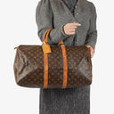 Louis Vuitton Keepall 50 Monogram Canvas Travel Bag