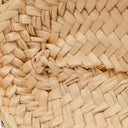 Loewe Neutral/Yellow Raffia Basket Bag