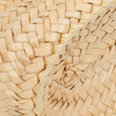 Loewe Neutral/Yellow Raffia Basket Bag