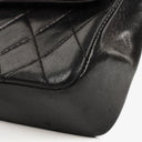 Chanel Vintage Medium Classic Double Flap Bag Black Quilted Leather 24K Gold-Plated Hardware