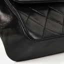 Chanel Vintage Medium Classic Double Flap Bag Black Quilted Leather 24K Gold-Plated Hardware