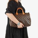 Louis Vuitton Speedy 35 Monogram Canvas Handbag